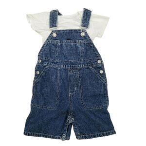 Casual denim Overall set